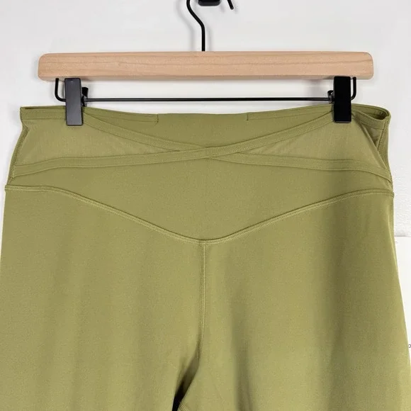 Lululemon Nulu and Crisscross Mesh Stirrup Tight Leggings BRZG Women 14 $128 New